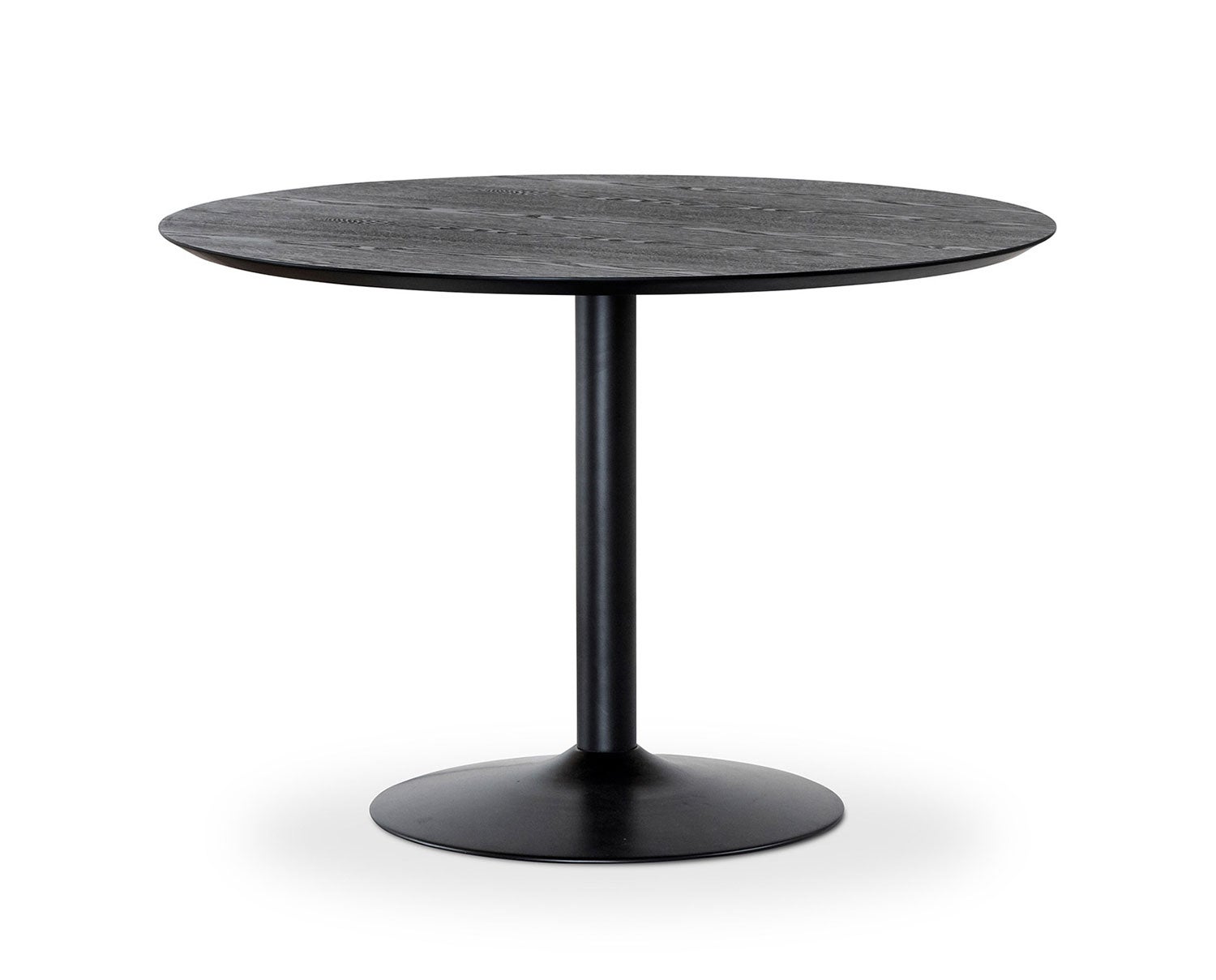 Miles_matbord_110_svart_trumpetfot