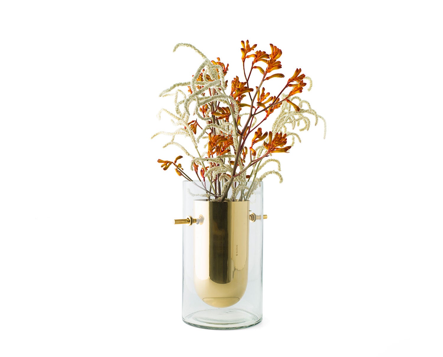 Alba Vas Cylinder med blommor