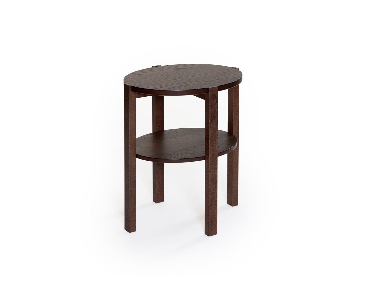 Solo Fåtöljbord i rökt ek