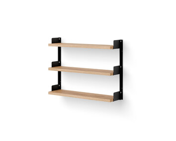 New Works Tea Hylla i utförandet Ek/Svart