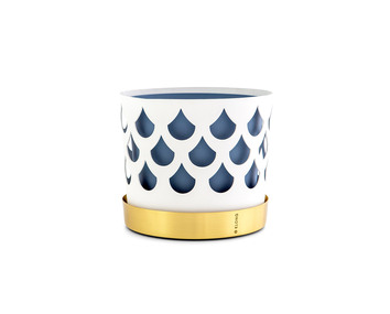 Trio Drop Blomkruka Medium Vit