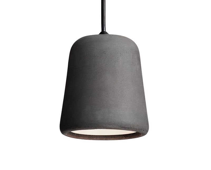 Material Pendellampa Dark Grey Concrete Detalj