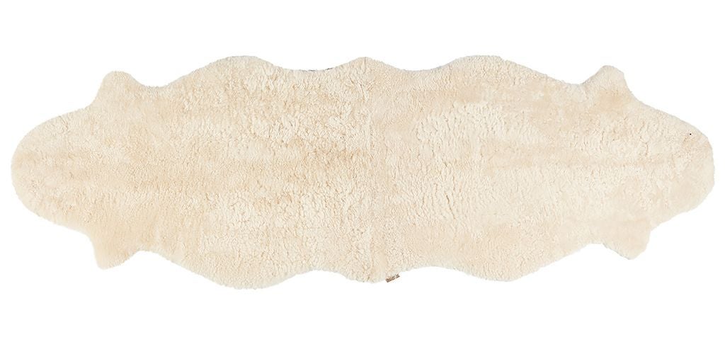 Ella fårskinn creme 200x60