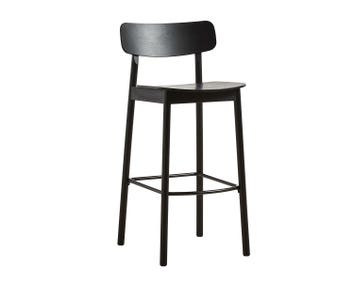 Soma Barstol Sitthöjd 75 Svartmålad Ask