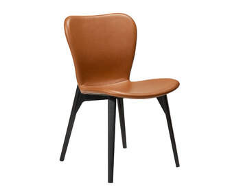 Paragon Stol Ljusbrunt Konstläder Svartbetsad ask