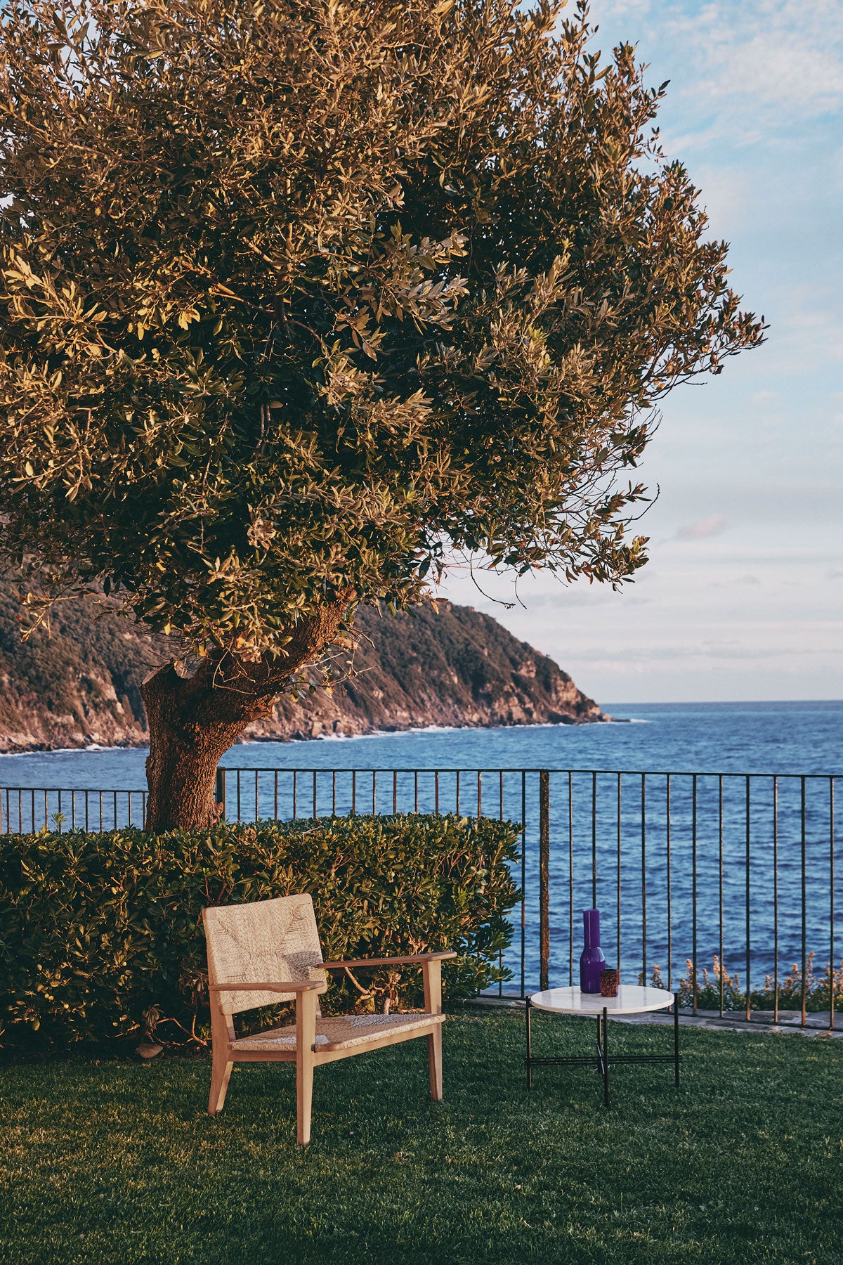 F-Chair Utomhusfåtölj vid havsutsikt