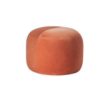 Dainty Puff, tvåfärgad Burnt orange / Rusty rose