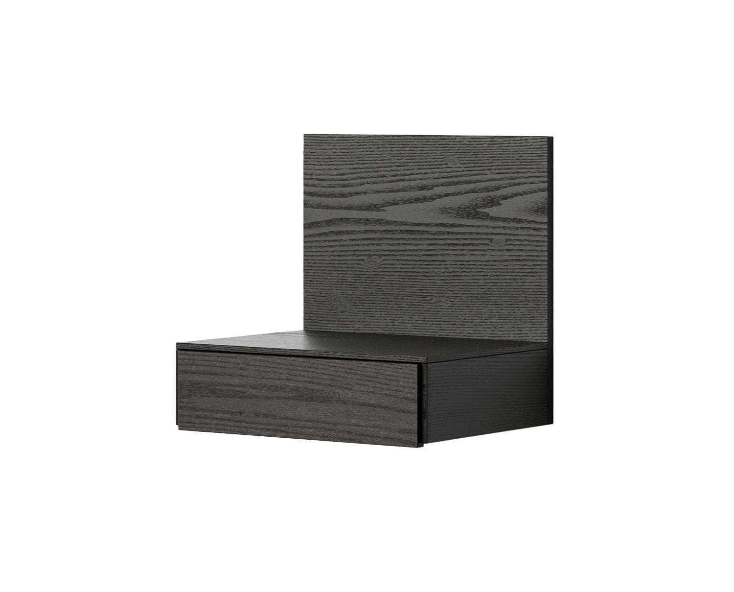 Tana Vägghangt Sängbord Svartbetsad Ek