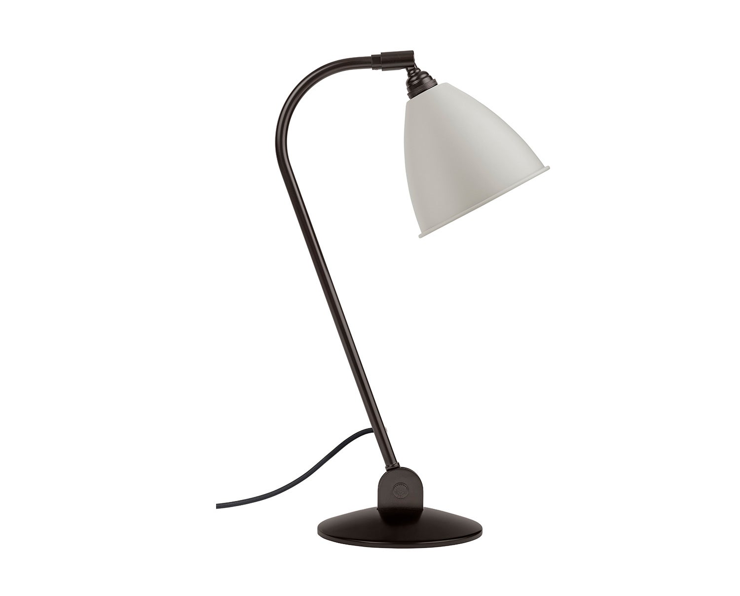 Bestlite BL2 Table Lamp Black Brass Classic White