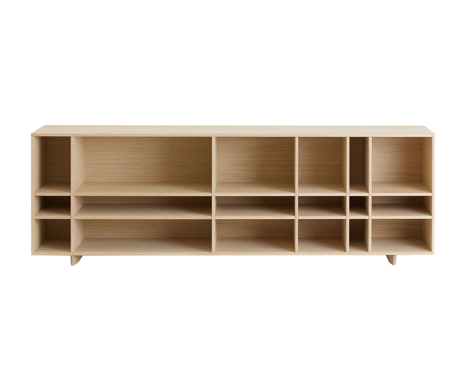 Kilt Open 180 Hylla i vitbetsad ek