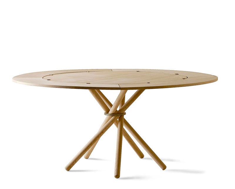 Hector Matbord Runt Oljad Ek