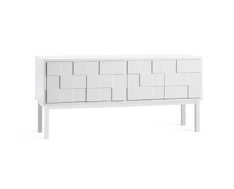 Collect 2010 Mediabänk Vit Ram