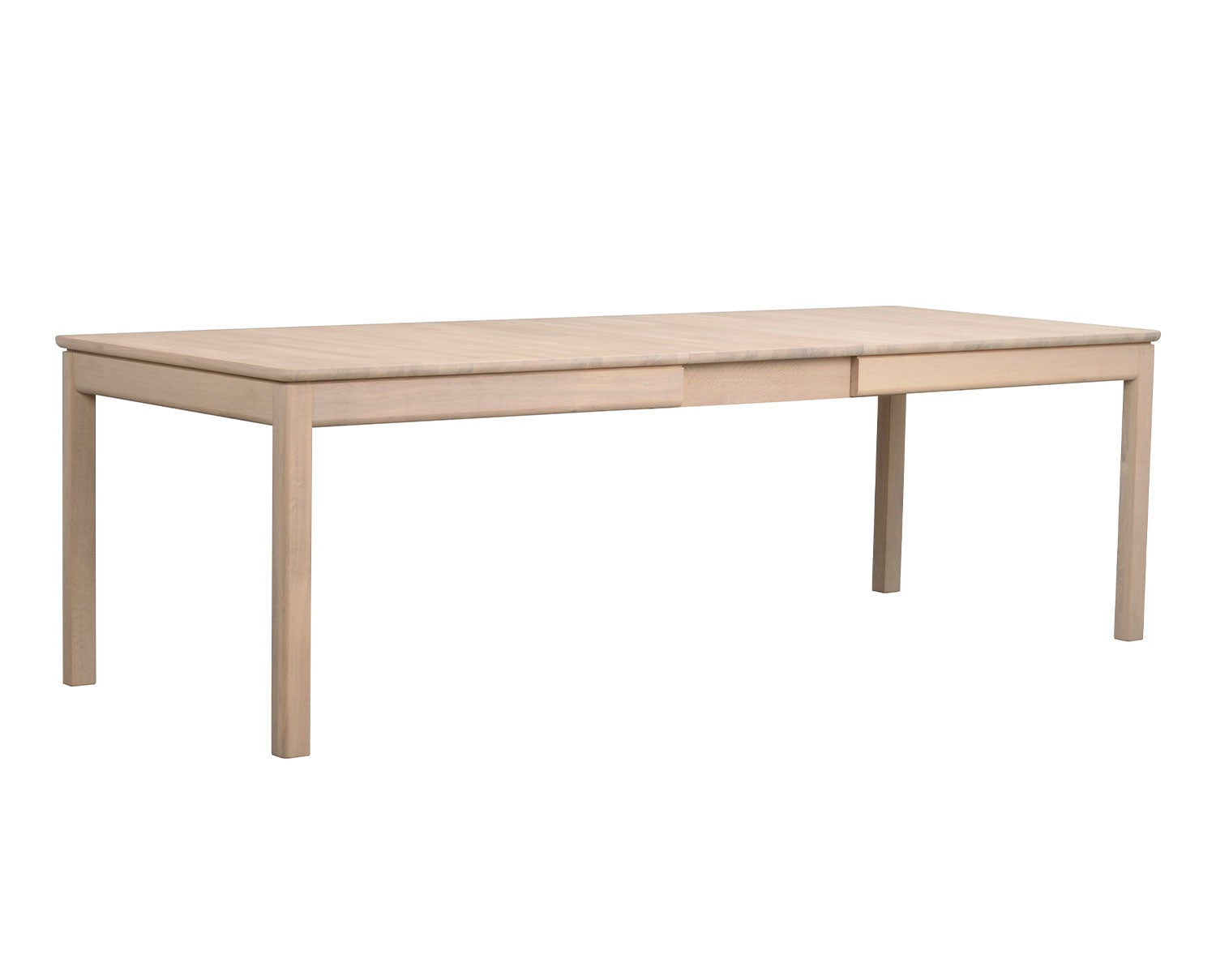 Gardner Matbord 200x95 Vitpigmenterad Ek med iläggsskiva