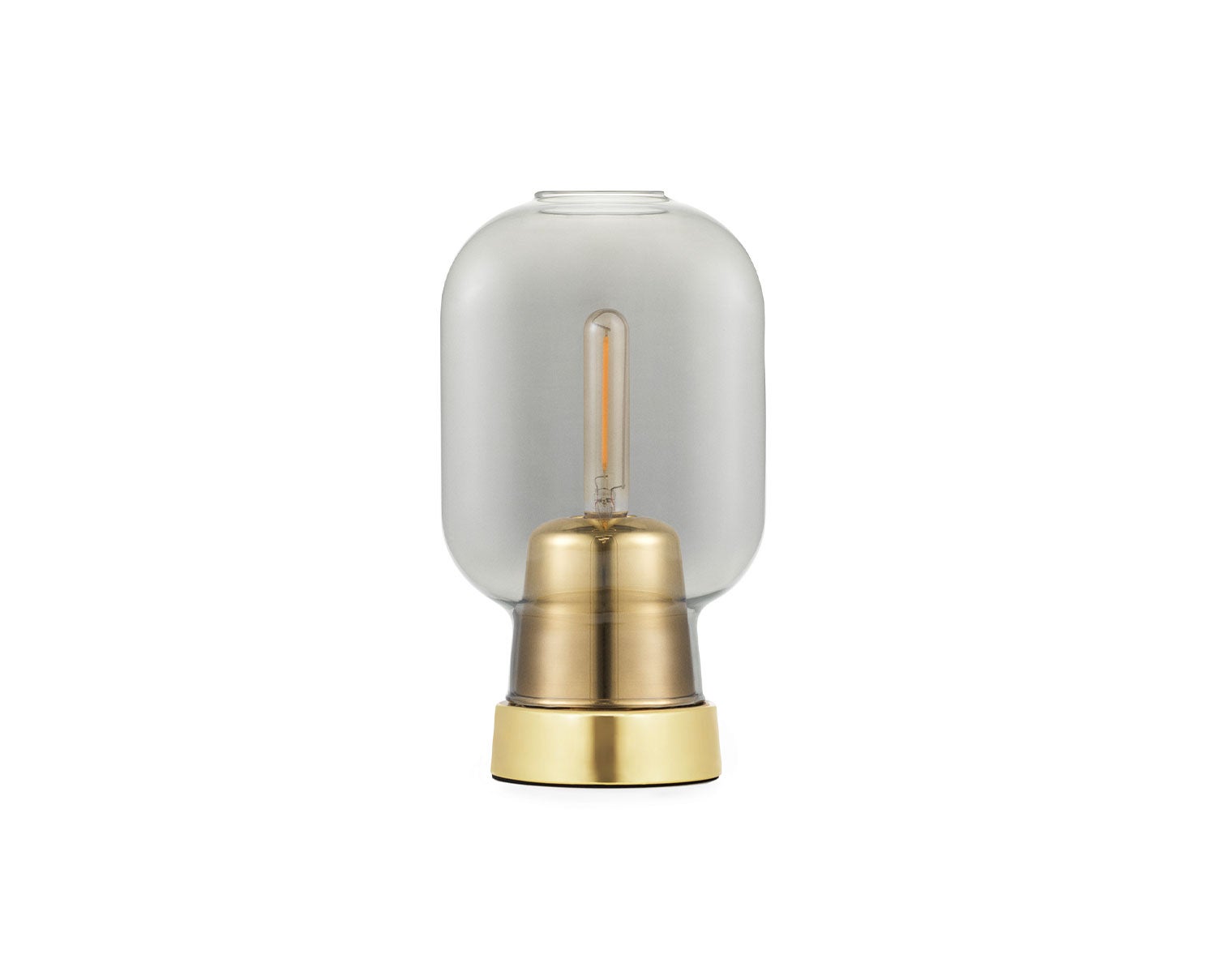 Amp-Bordslampa-Smoke-Brass
