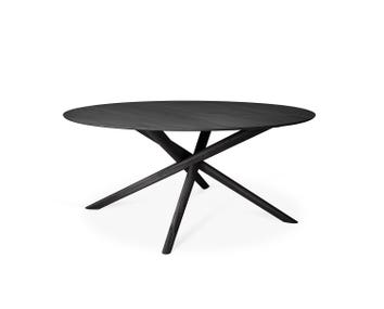 Mikado-Matbord-Svart-Ek-D150