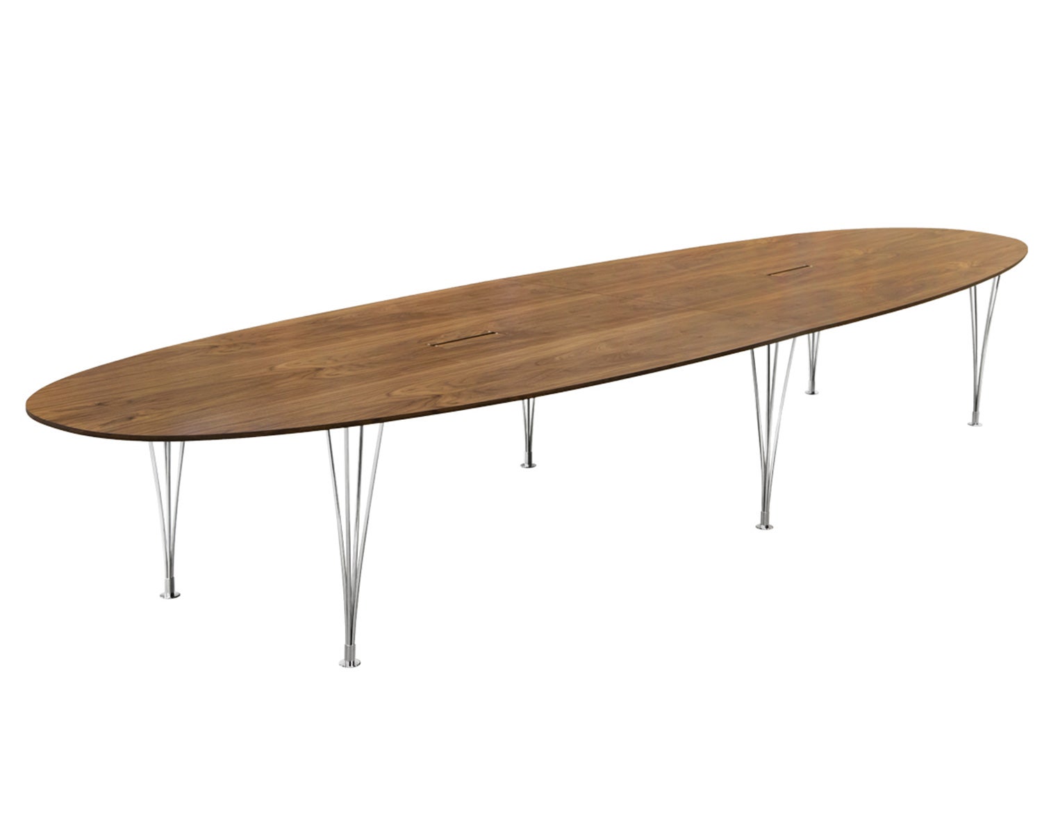 Superellips Bord Delad Skiva med obegränsat antal ilägg