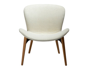 Paragon Loungestol Bone White Bouclé / Ek Dan-Form