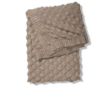 Gems pläd taupe från Classic Collcetion