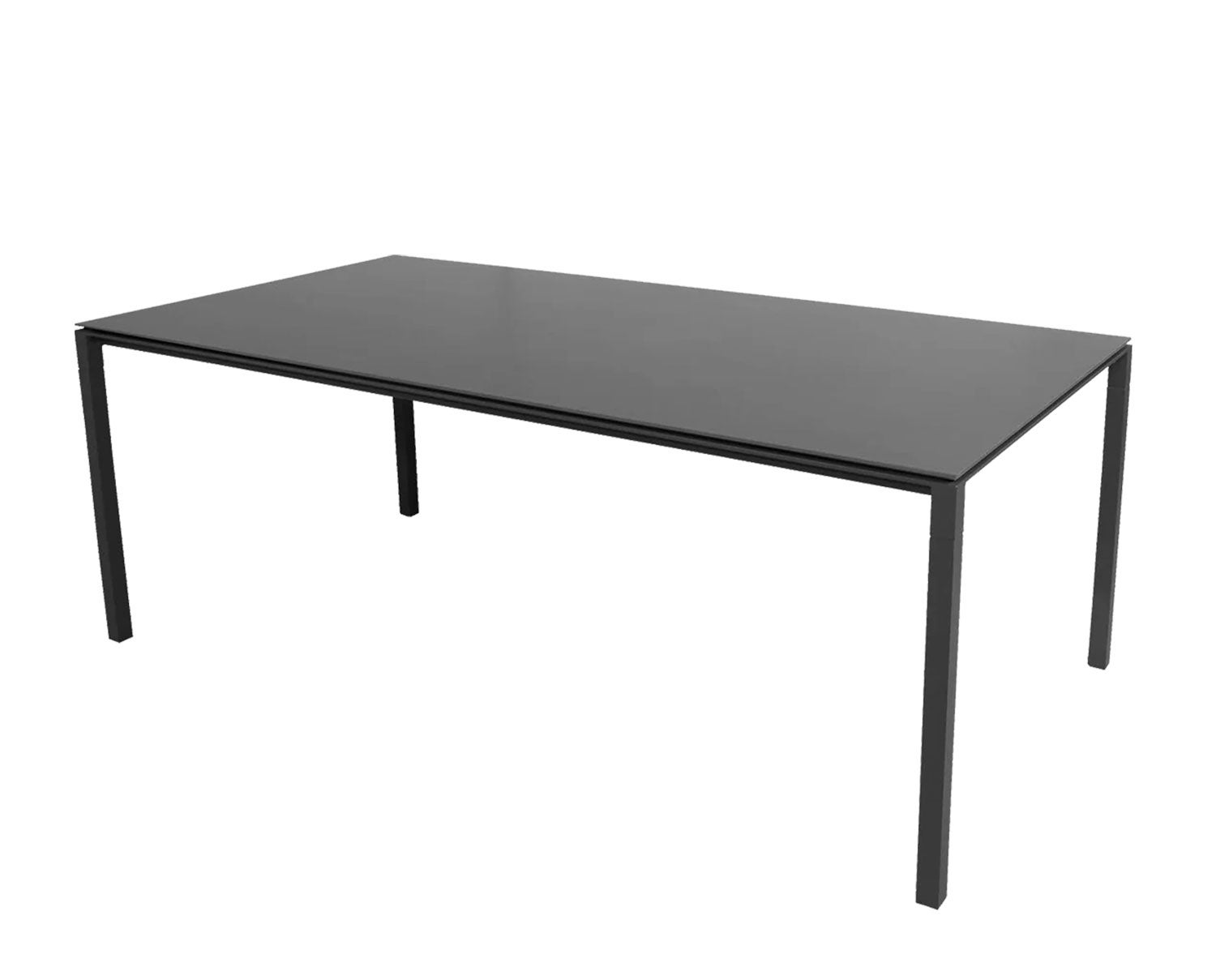 Pure-matbord-cane-line-5085AL_P200X100CN_3081-lava-grey-nero-black