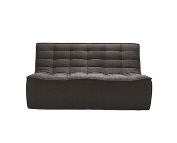 N701 Soffa 2-sits Tyg Dark Grey