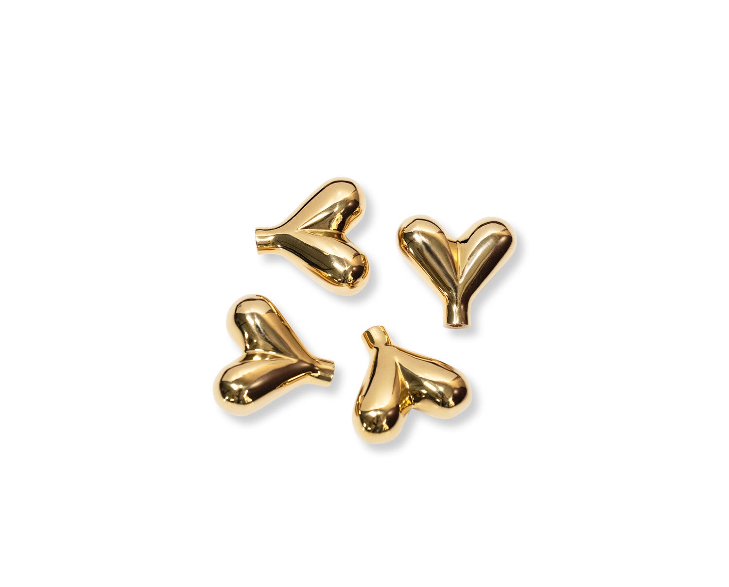 Hjerta Knopp i mässing