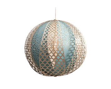 Knopp Lampa Liten Blå