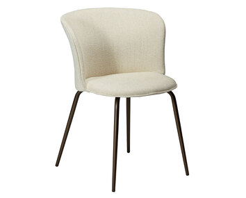 Eden Stol Tyg Bone White Bouclé Dan-Form