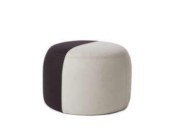 Dainty Puff | Pearl grey / Black