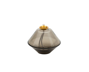 Aki Oljelampa Grey Smoke Small