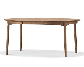 Carl Bord Delad Skiva Rökt ek