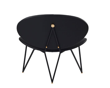 Semper Loungefåtölj | Svart/ Svart