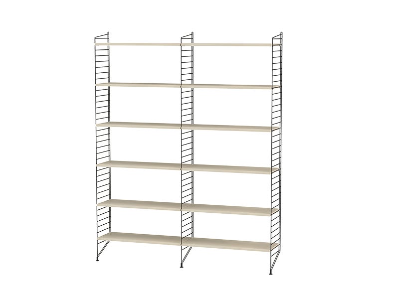 String Kombination Vardagsrum A Ask / Svart