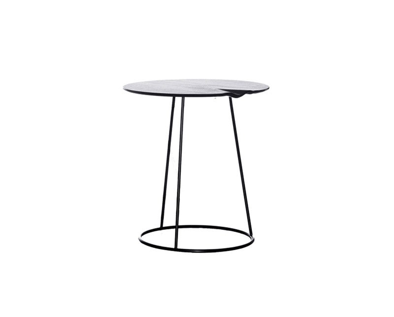 Breeze sidobord med våg Ø46 Svart