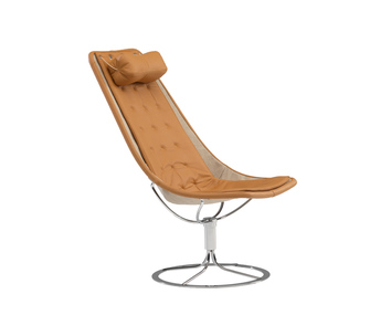 Jetson 66 Fåtölj Lång Dyna Cognac