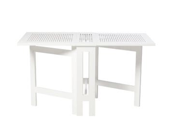 Butterfly Klaffbord i vit mahogny