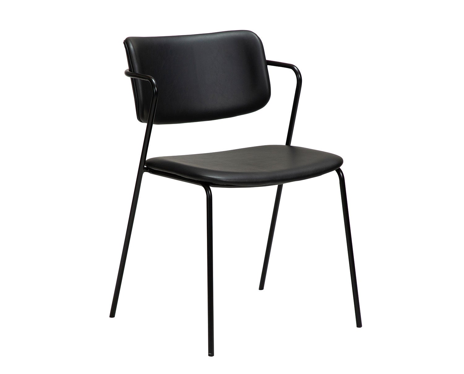 Zed Stol Svart Konstläder