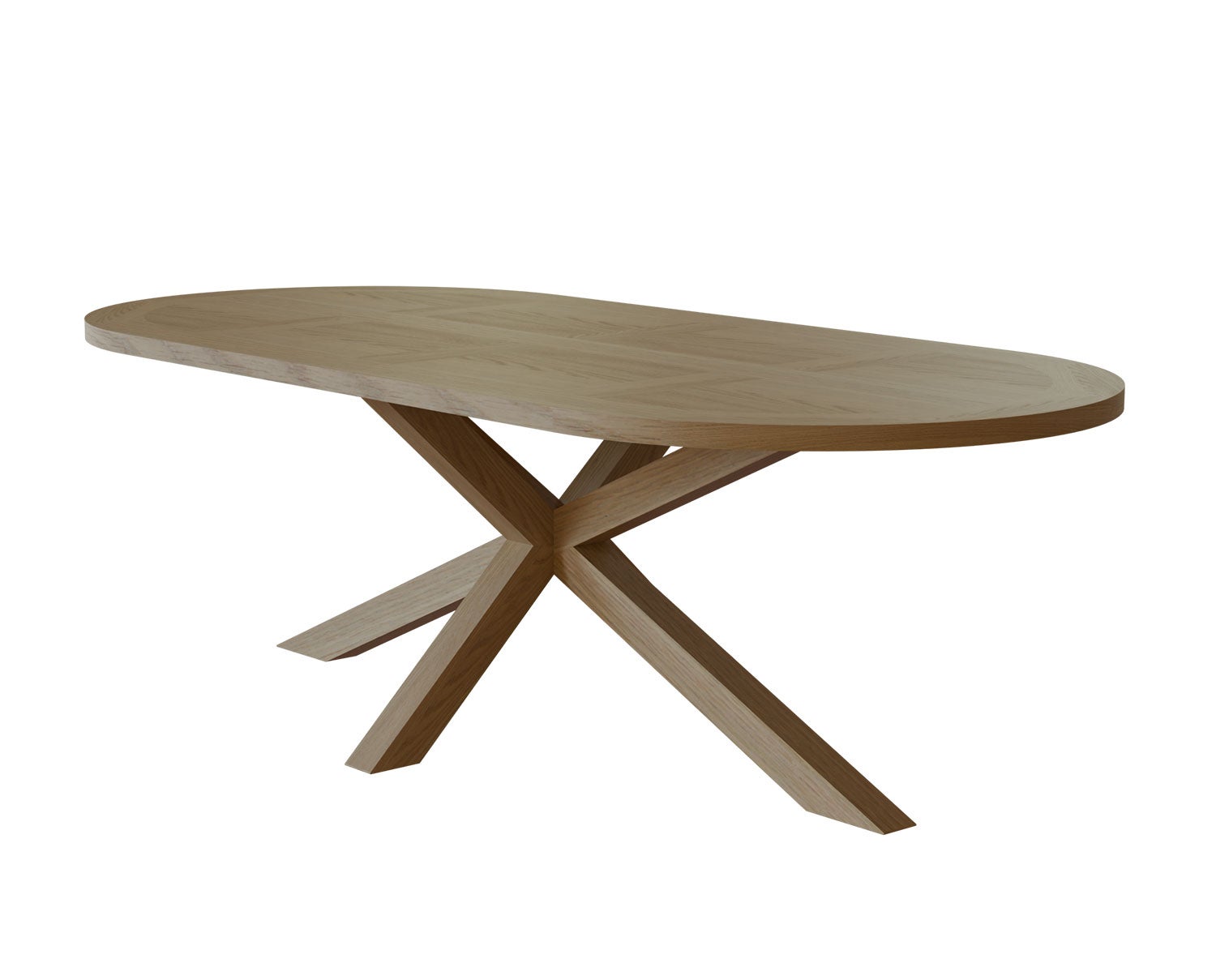 Ancona ovalt matbord i oljad ek från Kristensen & Kristensen