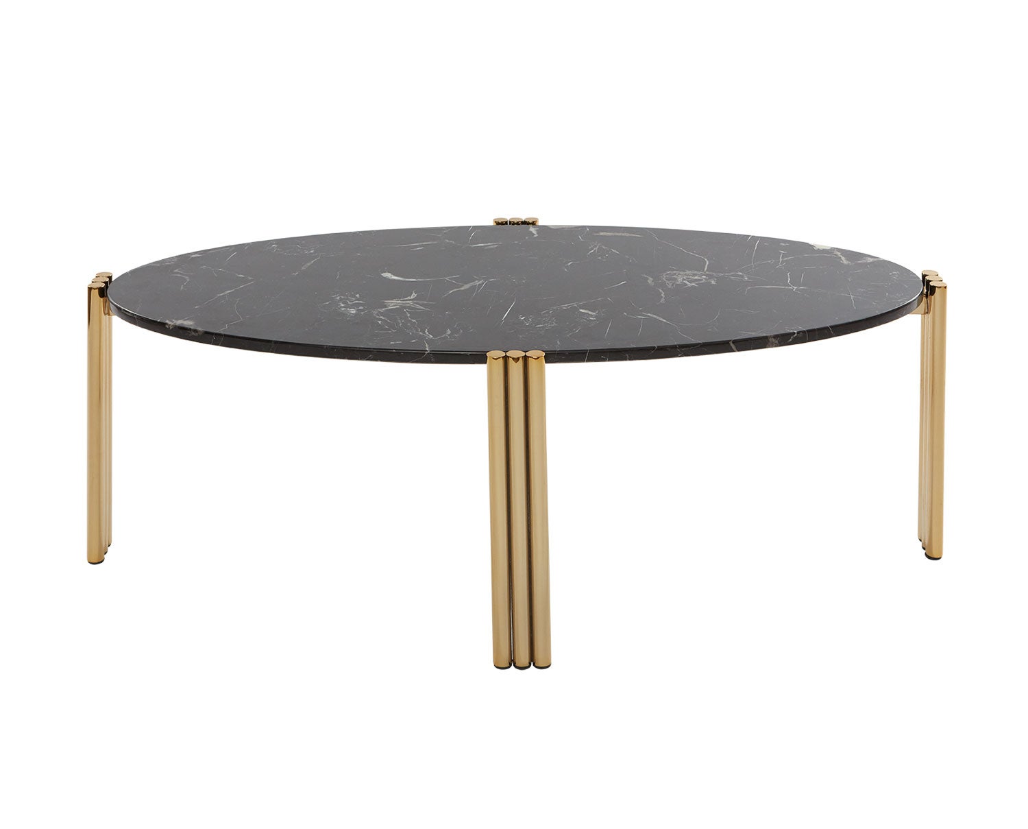 Tribus-Soffbord-Gold-Black-L92