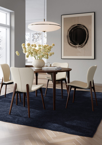 Paragon-stol-Frosted-Almond-Boucle-Matbord-Valnot-2