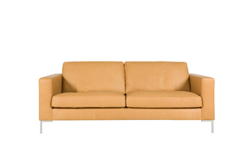 Impulse 2,5-sits Läder Aniline Latte