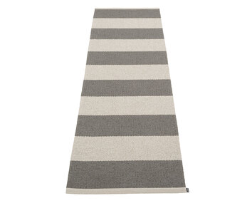 Bob Gångmatta Charcoal / Linen Pappelina