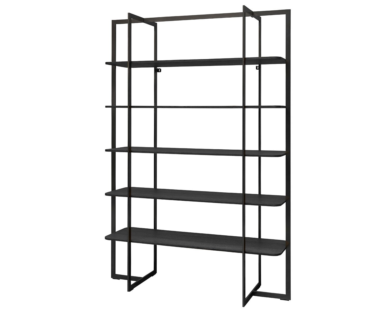 Square Bokhylla | Svart Ek