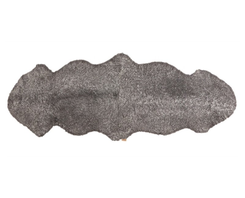 Ella Fårskinn 200x60 Grågrafit