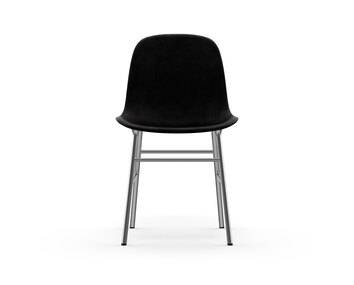 Form Stol med kromben i tyget City Velvet Vol. 2 99