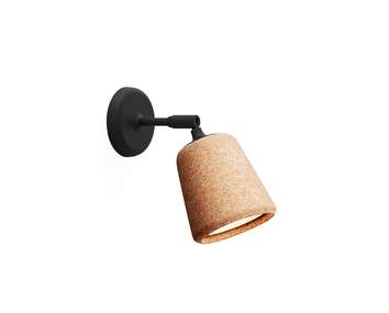 Material Vägglampa Naturlig Kork