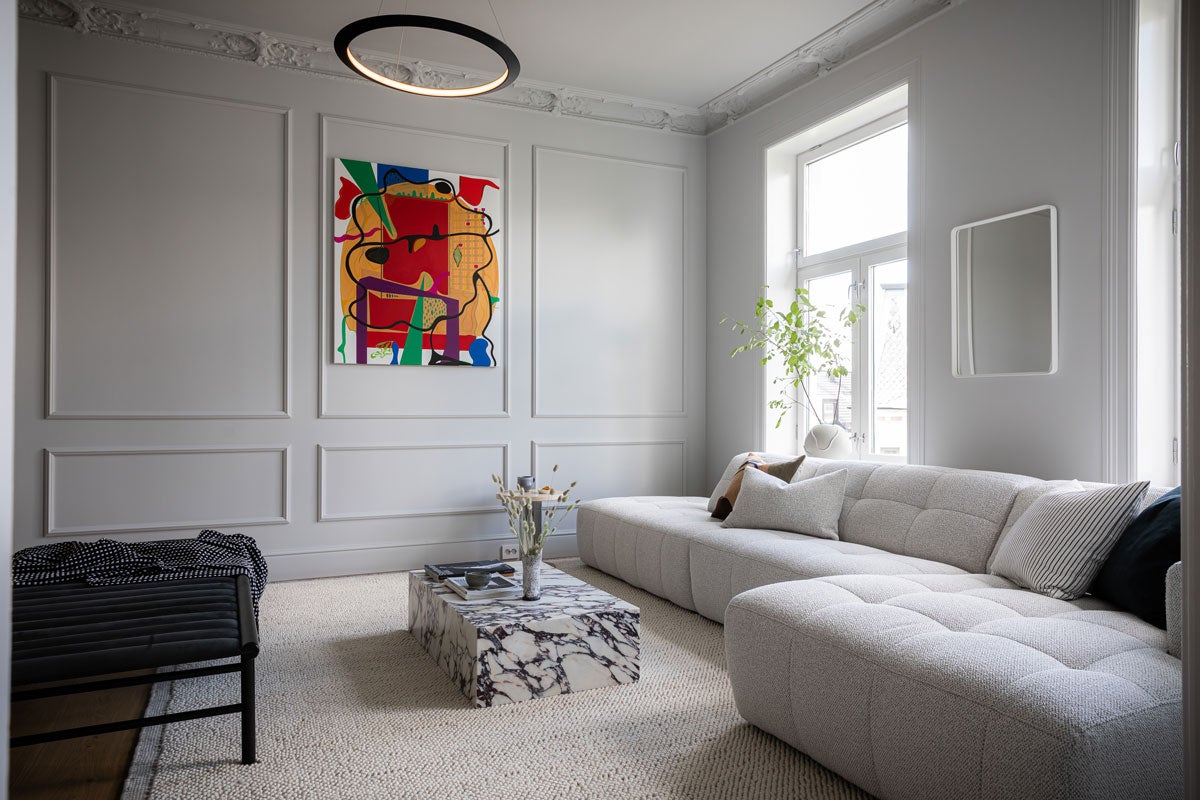 Bluemary  hörnsoffa 