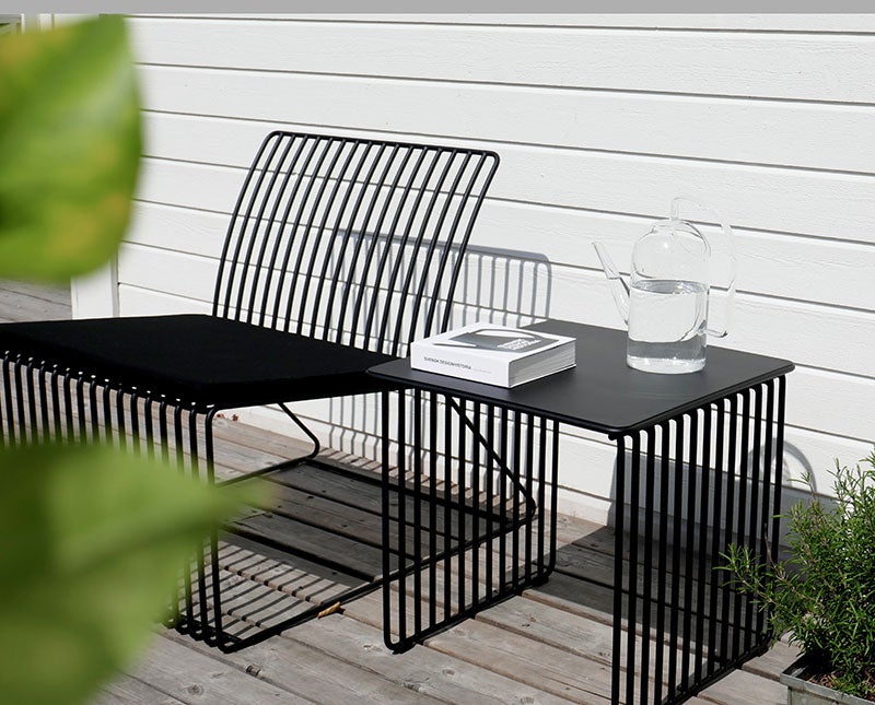 Barr Loungestol | Svart |  Fabrikant