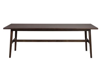 Plainfield Matbord 220 Brun Ek rakt framifrån