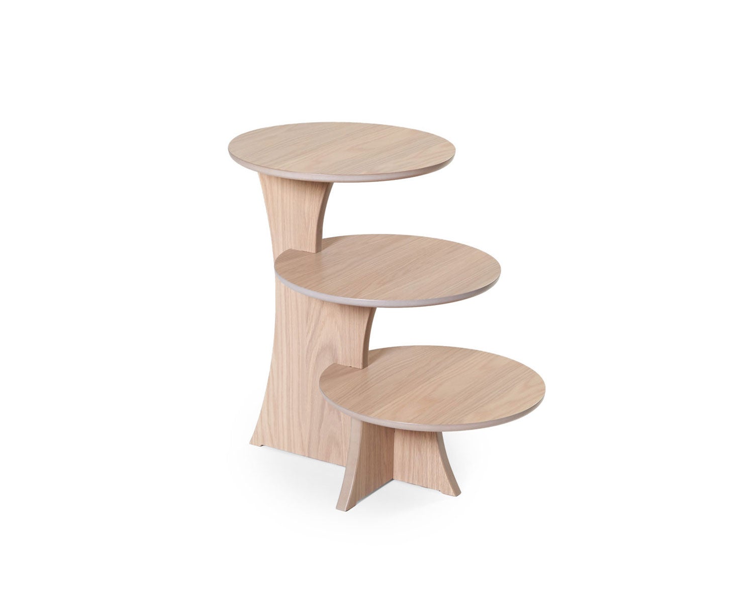 Etapp Sidobord Vitpigmenterad Ek