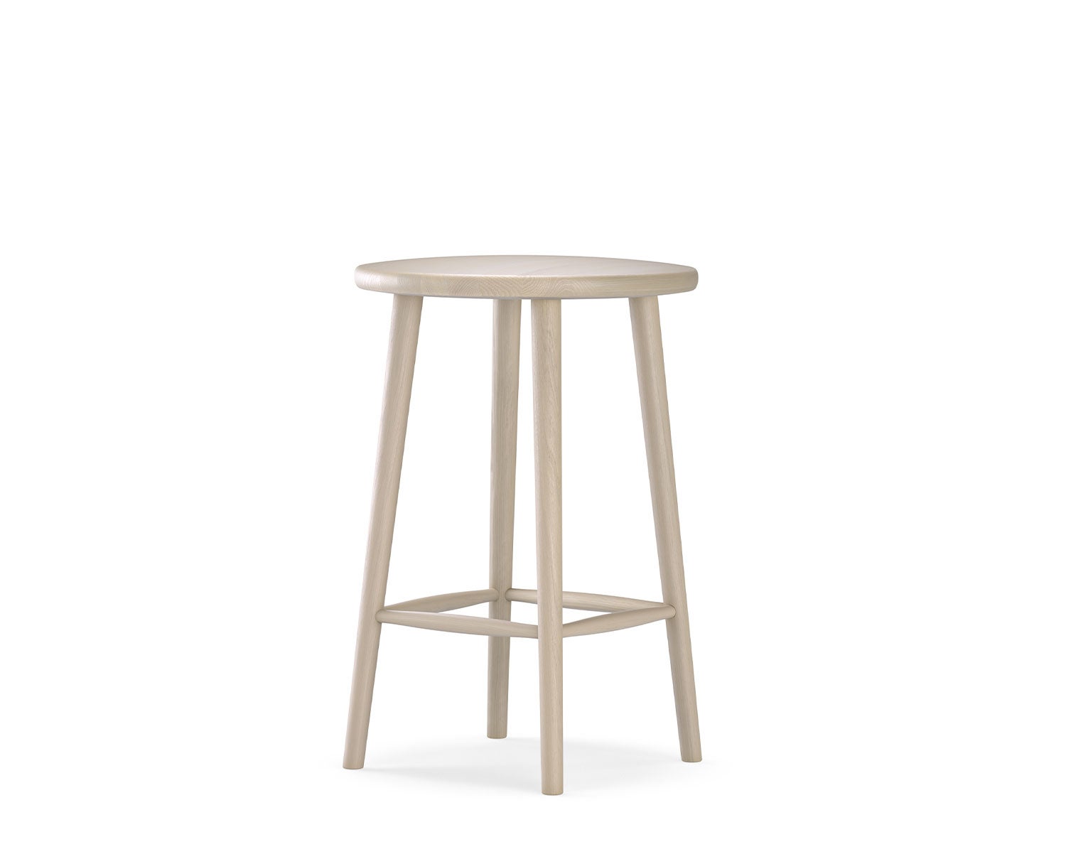 Miss-Button-Barpall-H62-Ek-Ljus-Mattlack